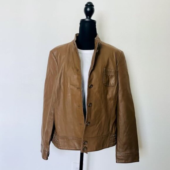 Charter club leather jacket Vintage Large - Picture 1 of 13